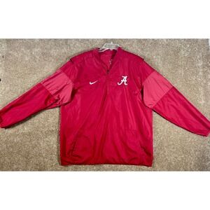 Nike Alabama Crimson Tide Dri-Fit 1/4 Zip Pullover Jacket XXL Red